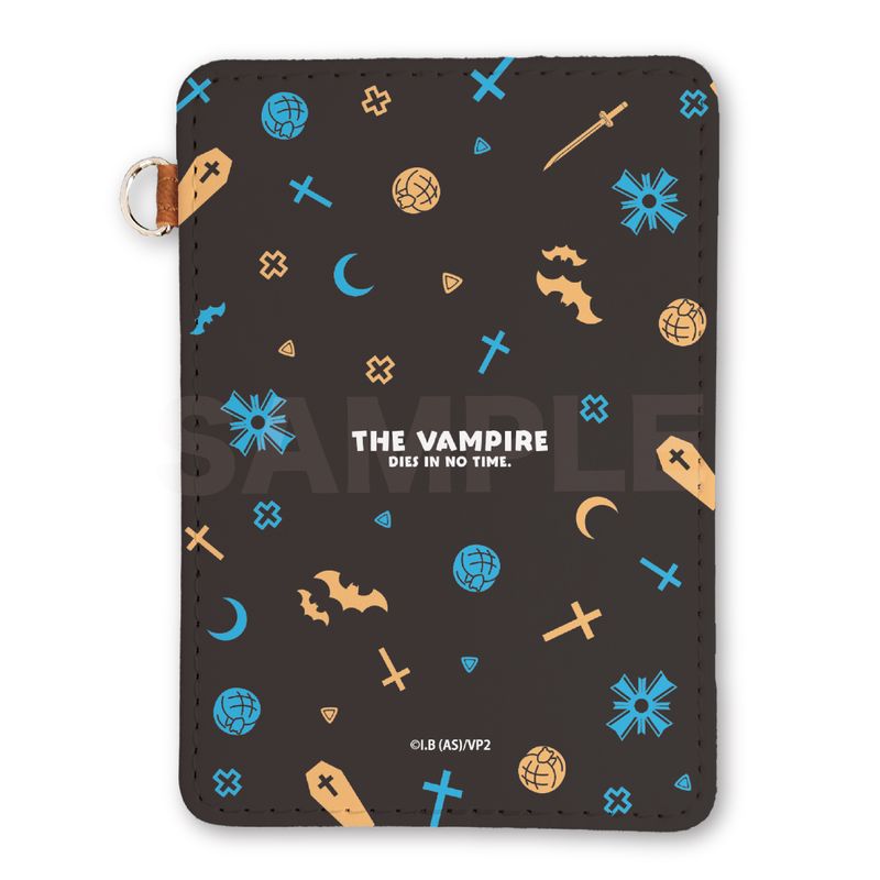 【新品/公式】吸血鬼すぐ死ぬ2_レザーパスケース /02 神奈川県警吸血鬼対策課 公式グッズ colleize コレイズ アニメ キャラクター グッズ