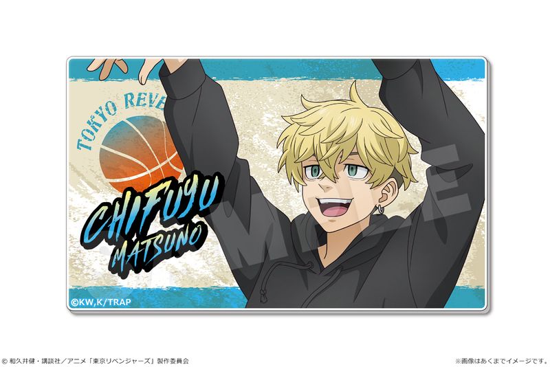 東京リベンジャーズ_プレートバッジ Ver. Streetball 03 松野千冬 公式グッズ colleize コレイズ アニメ キャラクター グッズ