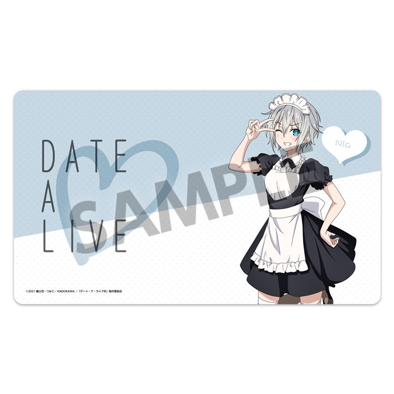 乐天商城 - 【新品/公式】デート・ア・ライブIV_描き下ろしラバーマット 本条二亜 メイド ver. 公式グッズ colleize コレイズ アニメ キャラクター グッズ