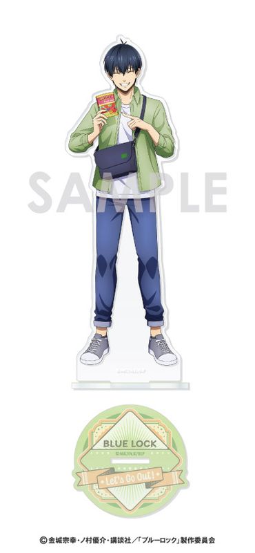 乐天商城 - 【新品/公式】ブルーロック_アクリルスタンド〜Let's Go Out! 2〜 1.潔 世一 公式グッズ colleize コレイズ アニメ キャラクター グッズ