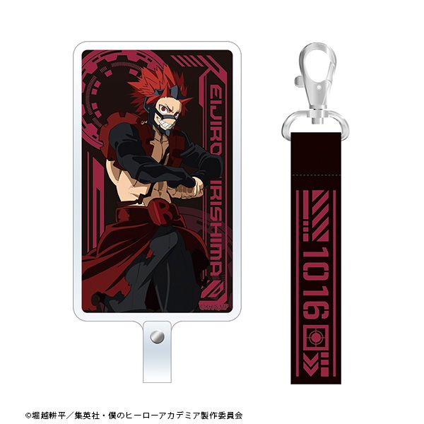 Rakuten - 【新品/公式】僕のヒーローアカデミア_フォンタブ＆ストラップセット／切島　鋭児郎 公式グッズ colleize コレイズ アニメ キャラクター グッズ