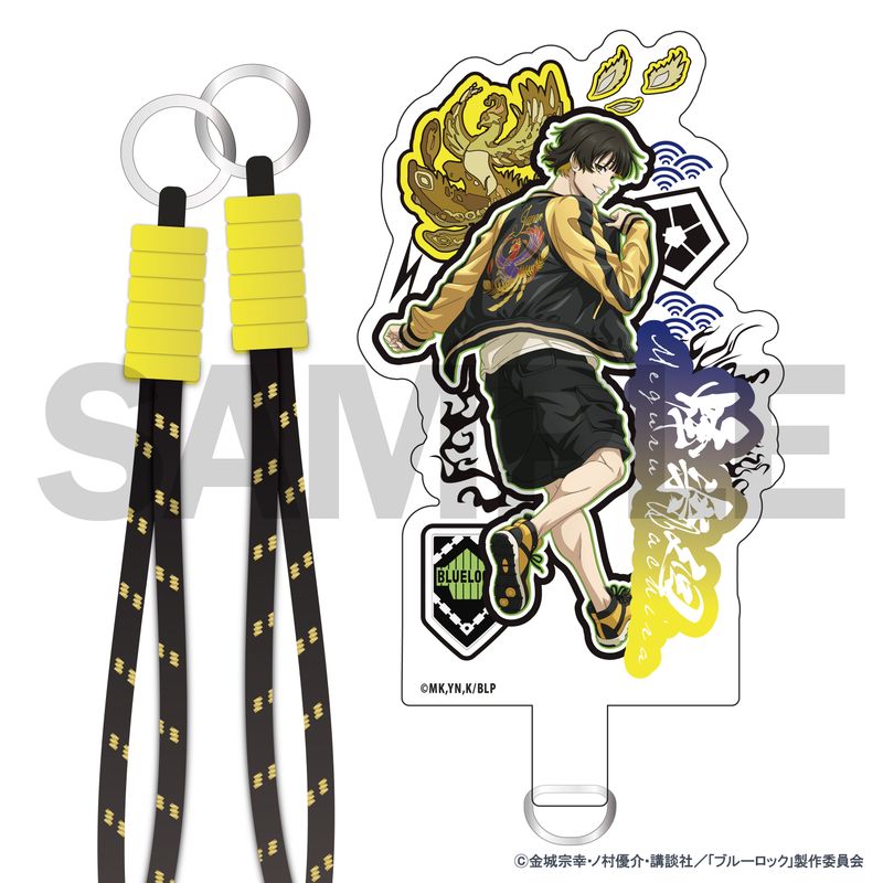 乐天商城 - 【新品/公式】ブルーロック_スカジャン着用描きおろしフォンタブ（蜂楽 廻） 公式グッズ colleize コレイズ アニメ キャラクター グッズ