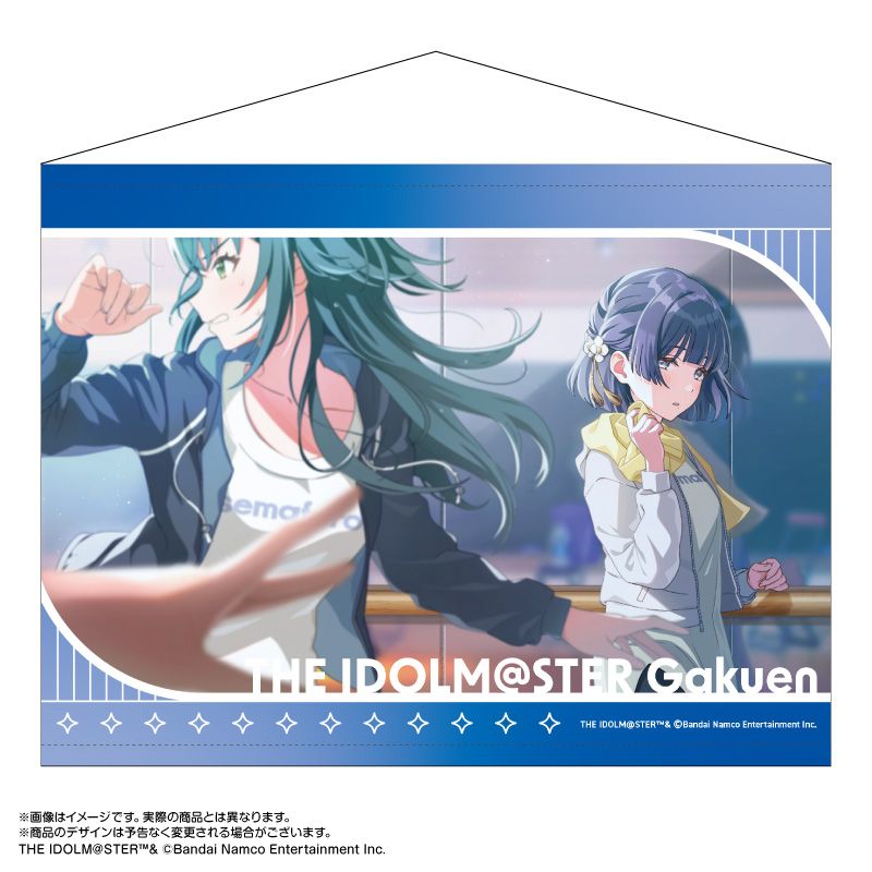 乐天商城 - 【新品/公式】学園アイドルマスター_B2タペストリー 月村手毬/秦谷美鈴 公式グッズ colleize コレイズ アニメ キャラクター グッズ