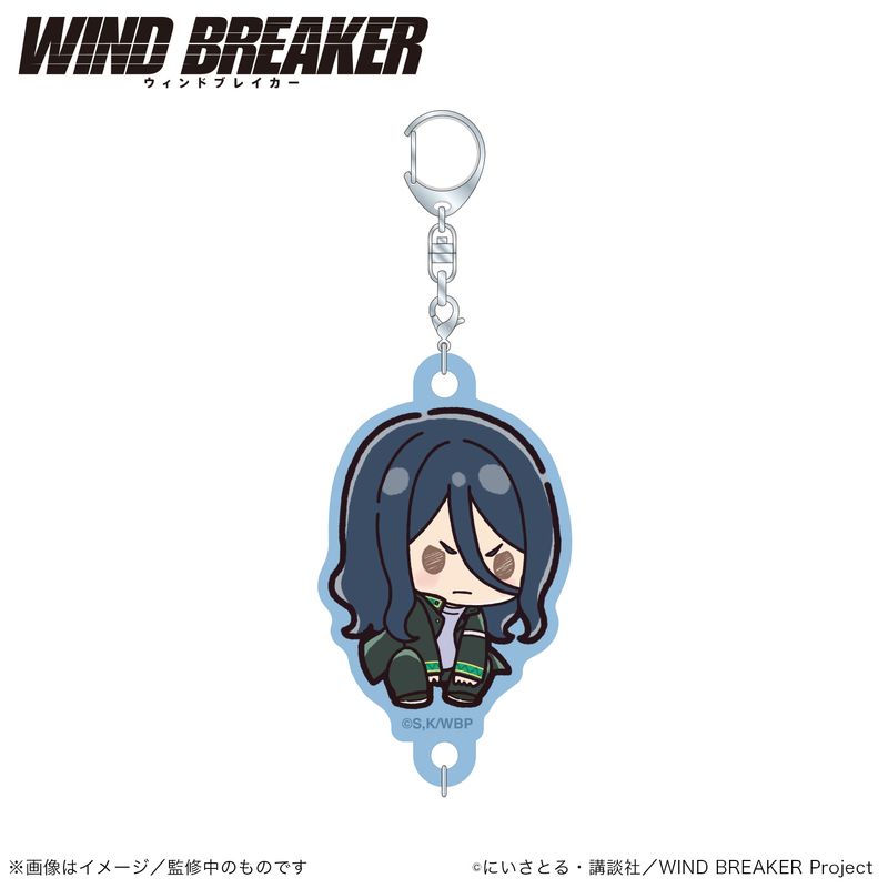 乐天商城 - 【新品/公式】WIND BREAKER_連結アクリルキーホルダー_杉下京太郎（ぷちきゅんシリーズ）【colleize先行商品】 公式グッズ colleize コレイズ アニメ キャラクター グッズ