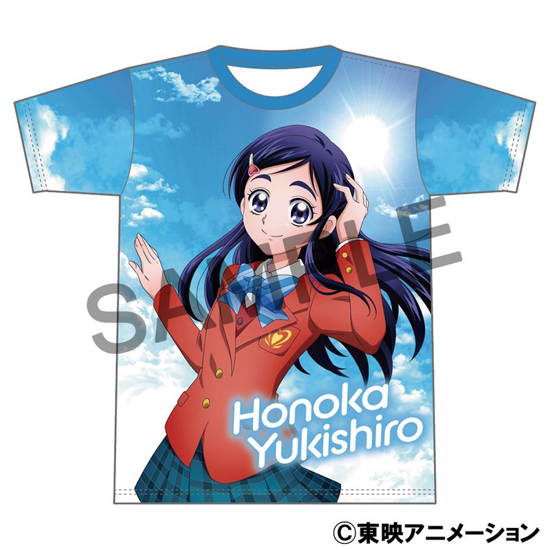 【新品/公式】ふたりはプリキュア Max Heart_フルグラフィックTシャツ／雪城 ほのか 公式グッズ colleize コレイズ アニメ キャラクター グッズ