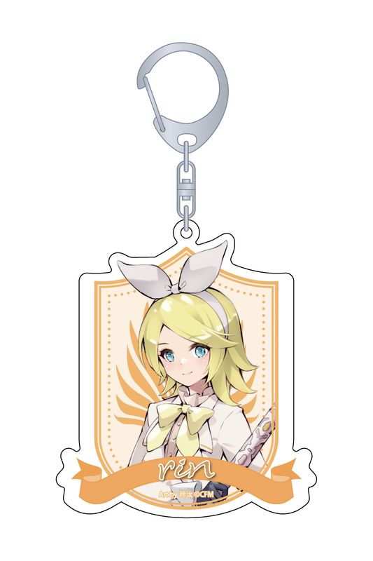 乐天商城 - 【新品/公式】初音ミクシリーズ_ホログラムアクリルキーホルダー／騎士　B　鏡音リン 公式グッズ colleize コレイズ アニメ キャラクター グッズ
