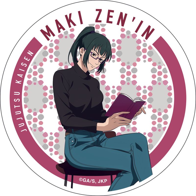 【新品/公式】呪術廻戦　第2期_白雲石コースター／禪院真希 読書 公式グッズ colleize コレイズ アニメ キャラクター グッズ