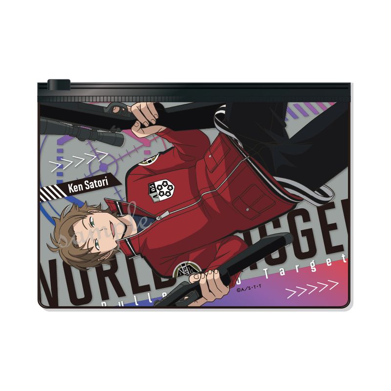 乐天商城 - 【新品/公式】ワールドトリガー_Bullets to Target スライダーポーチ 1.佐鳥賢 公式グッズ colleize コレイズ アニメ キャラクター グッズ