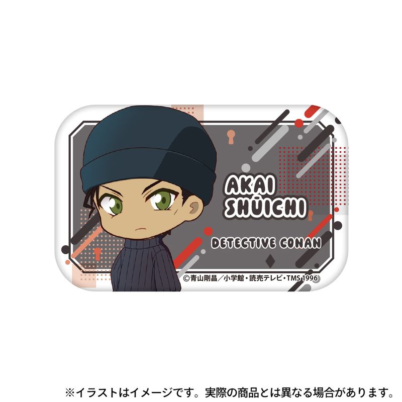 乐天商城 - 【新品/公式】名探偵コナン_スクエア缶バッジ 赤井秀一SD 公式グッズ colleize コレイズ アニメ キャラクター グッズ
