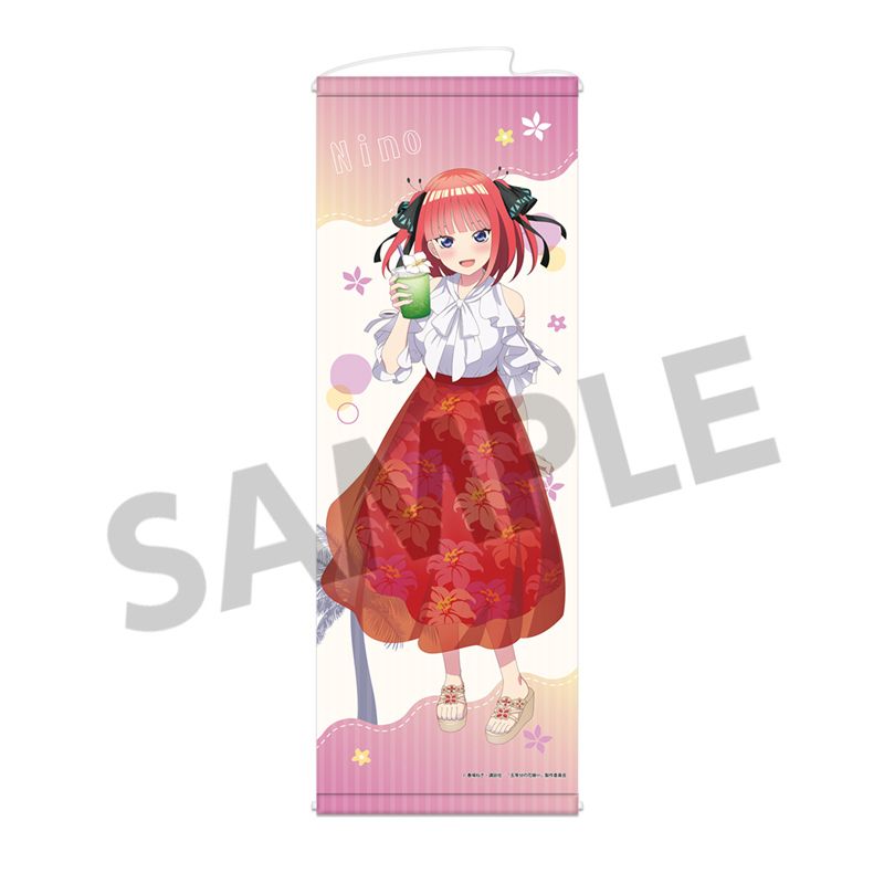 乐天商城 - 【新品/公式】五等分の花嫁∽_描き下ろしスリムタペストリー 中野二乃 バカンス ver. 公式グッズ colleize コレイズ アニメ キャラクター グッズ