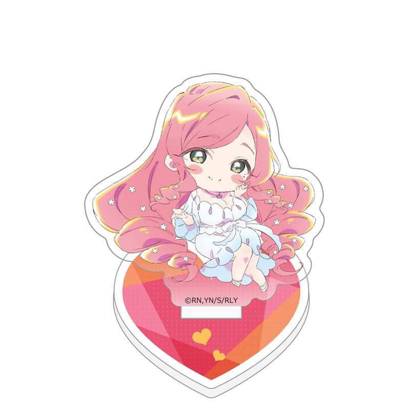 乐天商城 - 【新品/公式】君のことが大大大大大好きな100人の彼女_アクリルメモスタンド（花園羽々里） 公式グッズ colleize コレイズ アニメ キャラクター グッズ