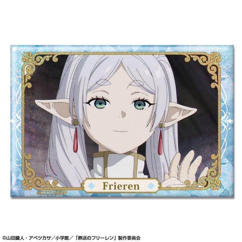 人物造型精品 - 【新品/公式】葬送のフリーレン_ホログラム缶バッジ Ver.2 デザイン01（フリーレン/A） 公式グッズ colleize コレイズ アニメ キャラクター グッズ