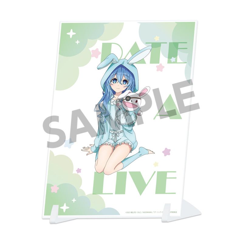 【新品/公式】デート・ア・ライブV_描き下ろしビジュアルアクリルプレート 四糸乃 ナイトウェア ver. 公式グッズ colleize コレイズ アニメ キャラクター グッズ