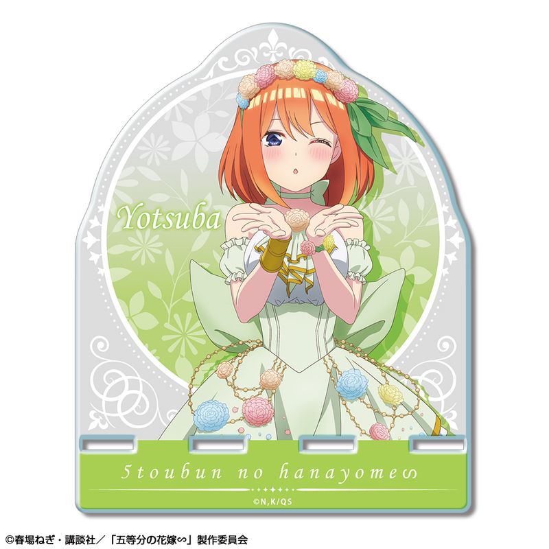【新品/公式】五等分の花嫁∽_アクリルスマホスタンド デザイン04（中野四葉/花の妖精ver.）【描き下ろし】 公式グッズ colleize コレイズ アニメ キャラクター グッズ