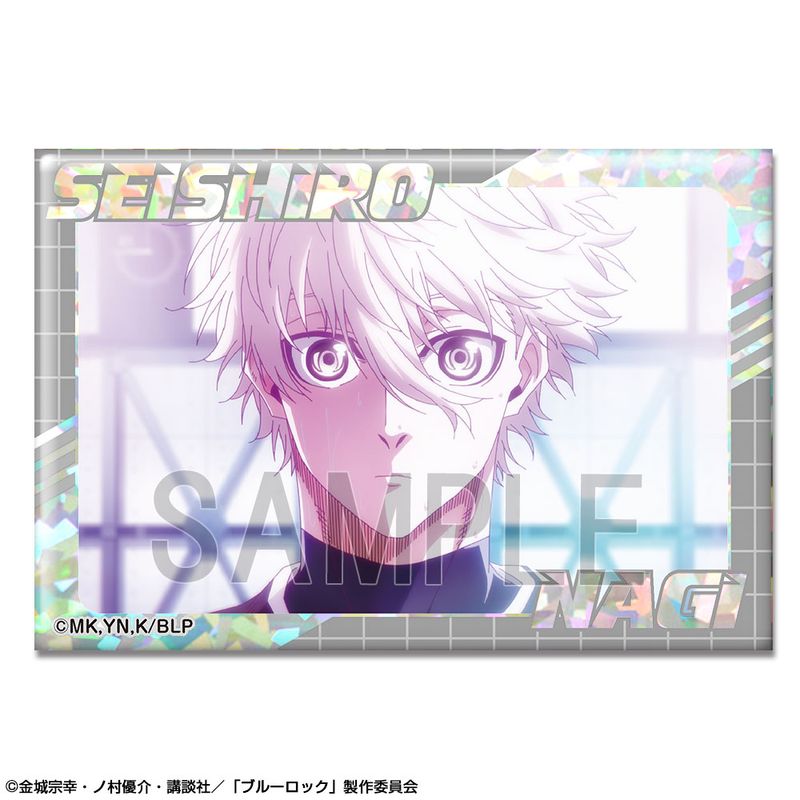 乐天商城 - 【新品/公式】劇場版 ブルーロック -EPISODE 凪-_ホログラム缶バッジ デザイン18（凪 誠士郎/I） 公式グッズ colleize コレイズ アニメ キャラクター グッズ