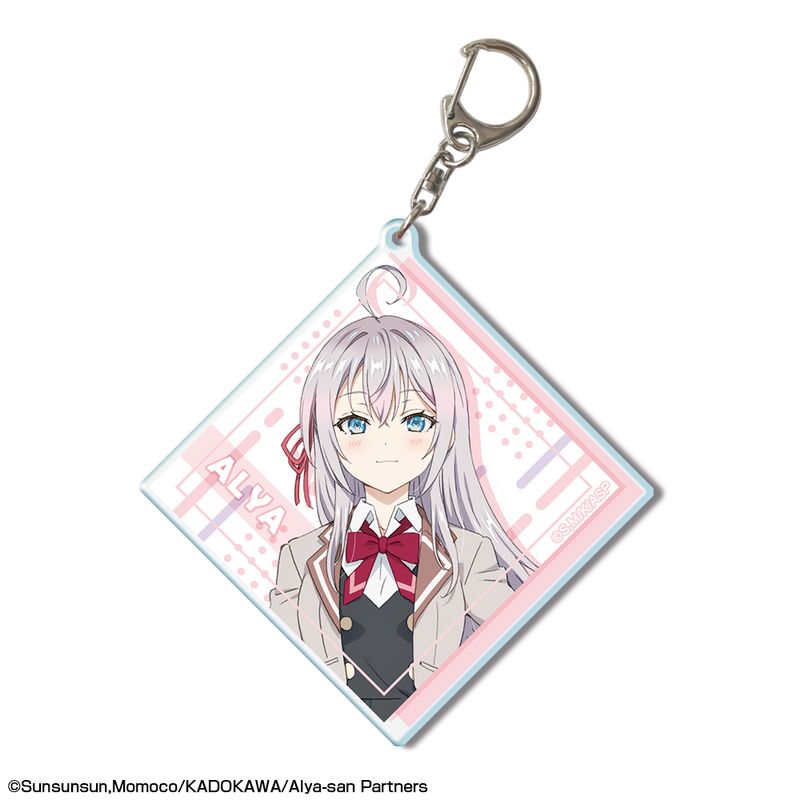 乐天商城 - 【新品/公式】時々ボソッとロシア語でデレる隣のアーリャさん_ビッグアクリルキーホルダー デザイン02（アーリャ） 公式グッズ colleize コレイズ アニメ キャラクター グッズ