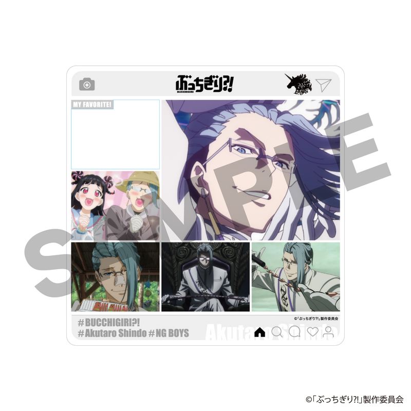 【新品/公式】ぶっちぎり？！_キャラinスタンド 心土阿久太郎 公式グッズ colleize コレイズ アニメ キャラクター グッズ