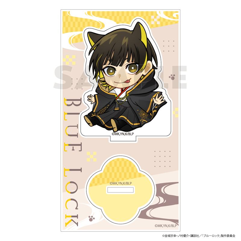 乐天商城 - 【新品/公式】ブルーロック_アクリルスタンド（蜂楽 廻／和服ケモミミ） 公式グッズ colleize コレイズ アニメ キャラクター グッズ