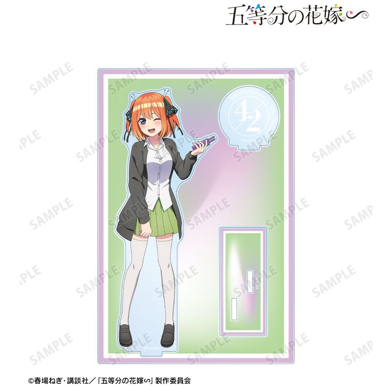 Rakuten - 【新品/公式】五等分の花嫁∽_描き下ろし 中野四葉 衣装交換ver. 第2弾 パーツ付きBIGアクリルスタンド 公式グッズ colleize コレイズ アニメ キャラクター グッズ