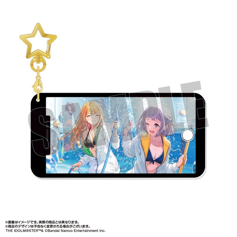 Rakuten - 【新品/公式】学園アイドルマスター_ベストショットキーホルダー 7.もうっ! 冷たいよ! 公式グッズ colleize コレイズ アニメ キャラクター グッズ