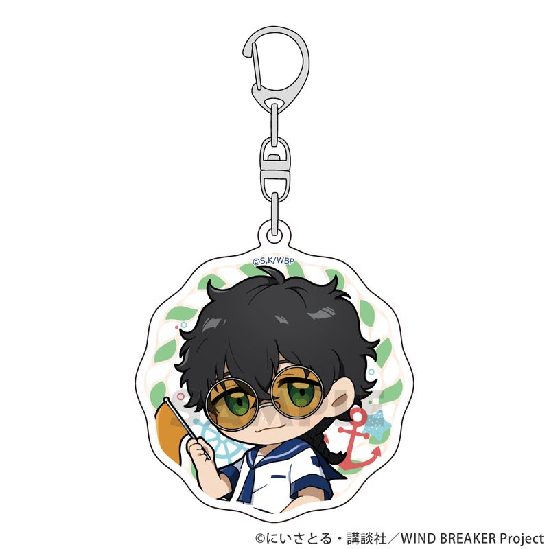 【新品/公式】WIND BREAKER_アクリルキーホルダー（十亀 条/マリンルック） 公式グッズ colleize コレイズ アニメ キャラクター グッズ