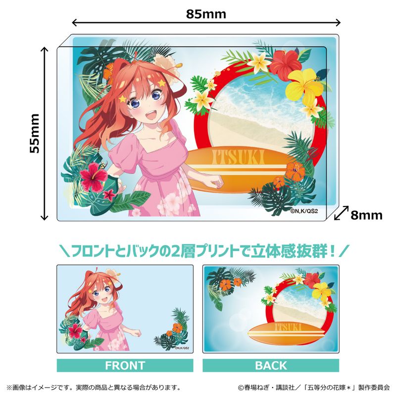 乐天商城 - 【新品/公式】五等分の花嫁*_アクリルブロック 中野五月 公式グッズ colleize コレイズ アニメ キャラクター グッズ