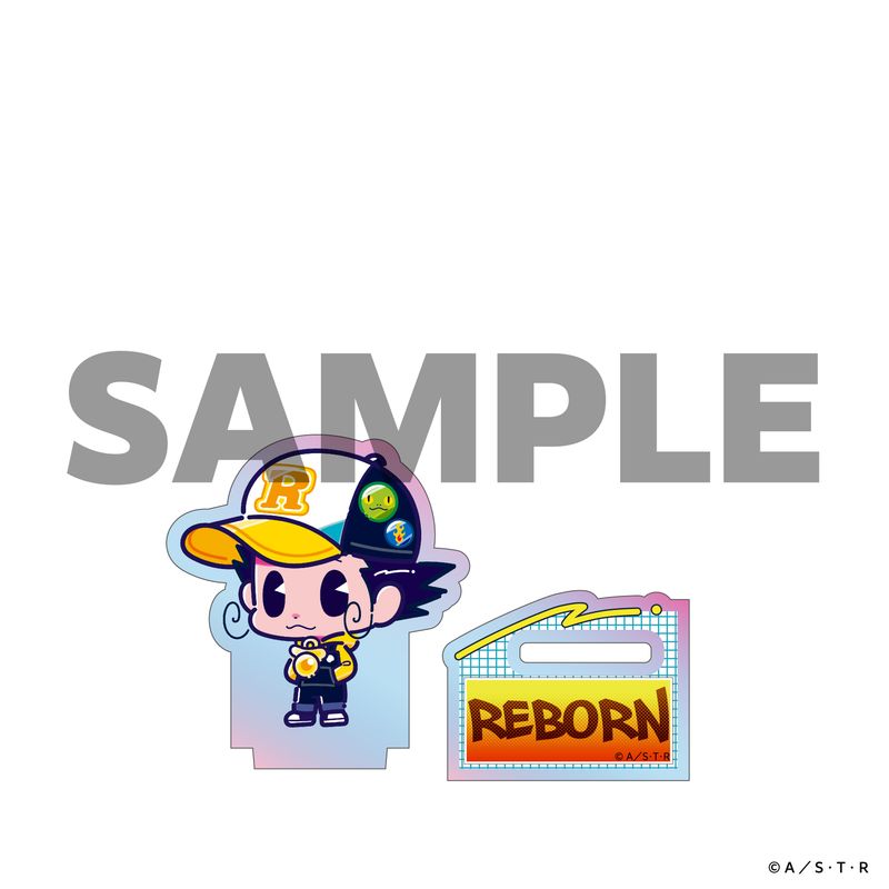 乐天商城 - 【新品/公式】家庭教師ヒットマンREBORN!_90'S STREET FASHION COLLECTION オーロラアクリルスタンド リボーン 公式グッズ colleize コレイズ アニメ キャラクター グッズ