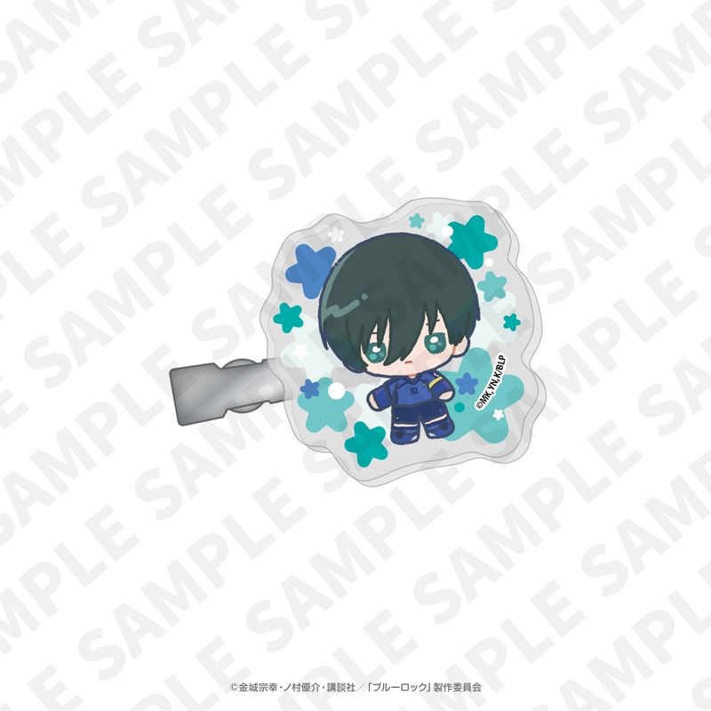 Rakuten - 【新品/公式】ブルーロック_うるきゅん　アクリルヘアクリップ（糸師 凛） 公式グッズ colleize コレイズ アニメ キャラクター グッズ