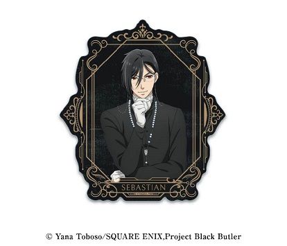 【新品/公式】黒執事 -寄宿学校編-_トラベルステッカー 4 セバスチャン・ミカエリ...