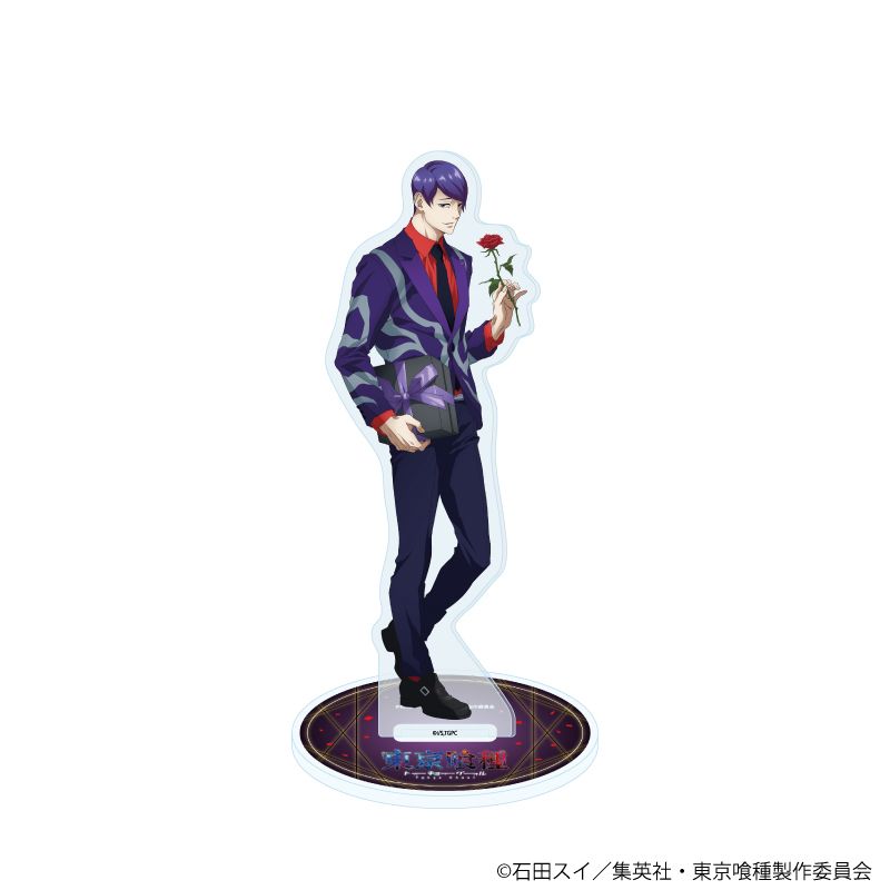 樂天商城 - 【新品/公式】東京喰種_アクリルスタンド 03/月山 習 お祝いver.（描き下ろしイラスト） 公式グッズ colleize コレイズ アニメ キャラクター グッズ