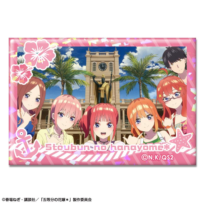 Rakuten - 【新品/公式】五等分の花嫁＊_ホログラム缶バッジ デザイン21（集合） 公式グッズ colleize コレイズ アニメ キャラクター グッズ