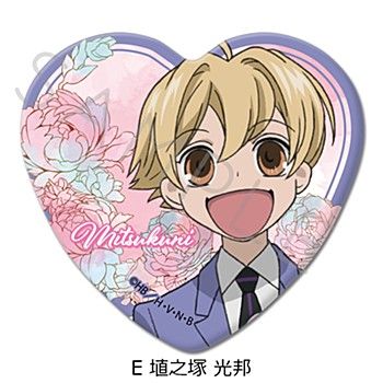乐天商城 - 【新品/公式】桜蘭高校ホスト部_ハート缶バッジ E 埴之塚光邦 公式グッズ colleize コレイズ アニメ キャラクター グッズ