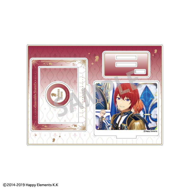 【新品/公式】あんさんぶるスターズ!!追憶セレクション 『チェックメイト』_フレームアクリルスタンド_朱桜 司/Knights 公式グッズ colleize コレイズ アニメ キャラクター グッズ