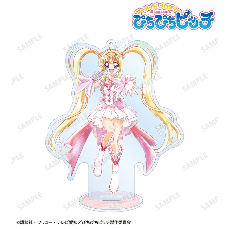 Rakuten - 【新品/公式】ぴちぴちピッチ_描き下ろし るちあ 20th Anniversary ver. Ani-Art aqua label BIGアクリルスタンド 公式グッズ colleize コレイズ アニメ キャラクター グッズ