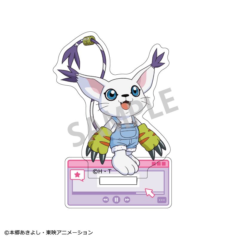 【新品/公式】デジモンアドベンチャー_ミニアクリルスタンド_ テイルモン/リンクコーデ 公式グッズ colleize コレイズ アニメ キャラクター グッズ