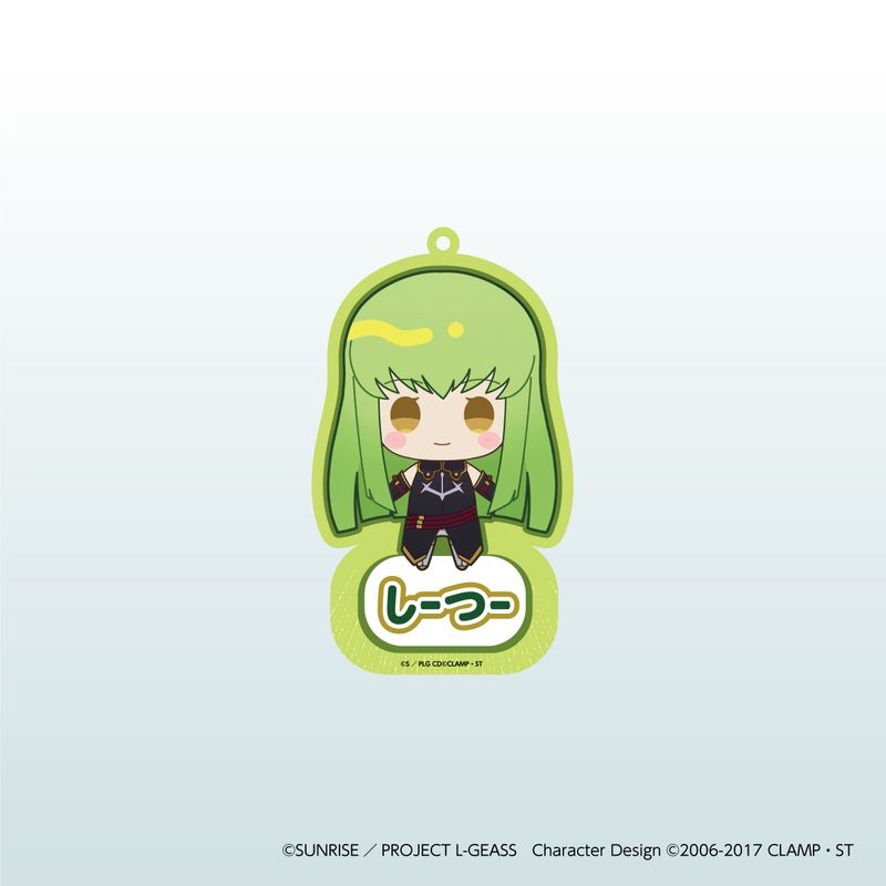 【新品/公式】コードギアス 反逆のルルーシュ_おなまえアクリルキーホルダー C.C. 公式グッズ colleize コレイズ アニメ キャラクター グッズ