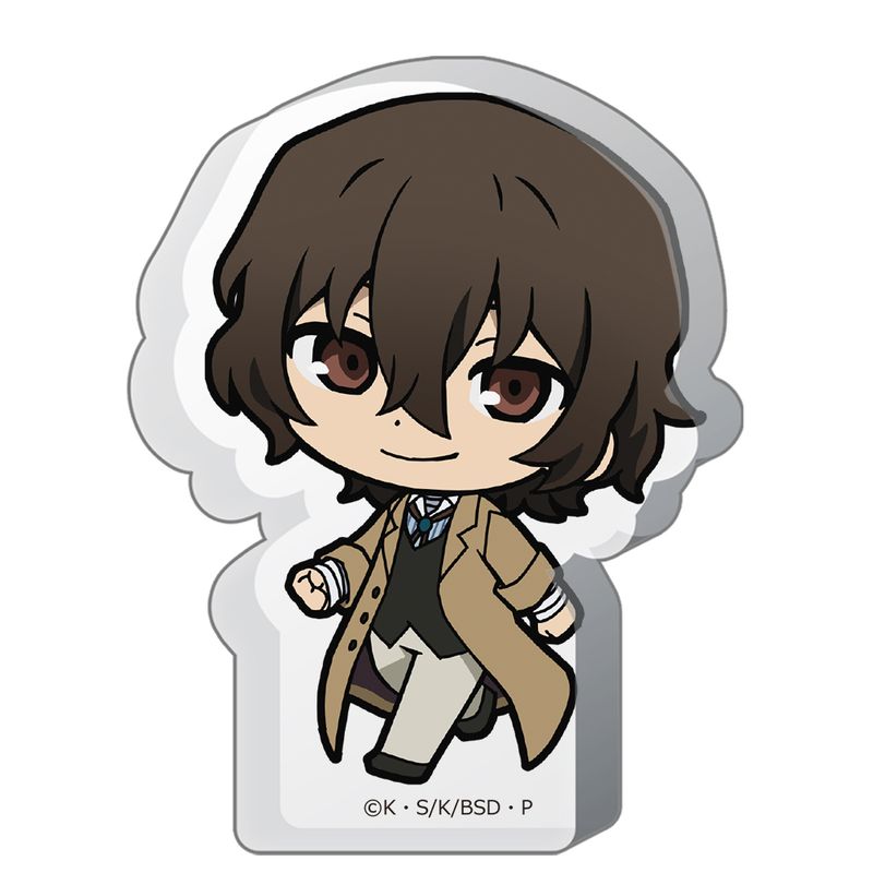 乐天商城 - 【新品/公式】文豪ストレイドッグス_ついてっく厚みアクリルスタンド 太宰治 公式グッズ colleize コレイズ アニメ キャラクター グッズ