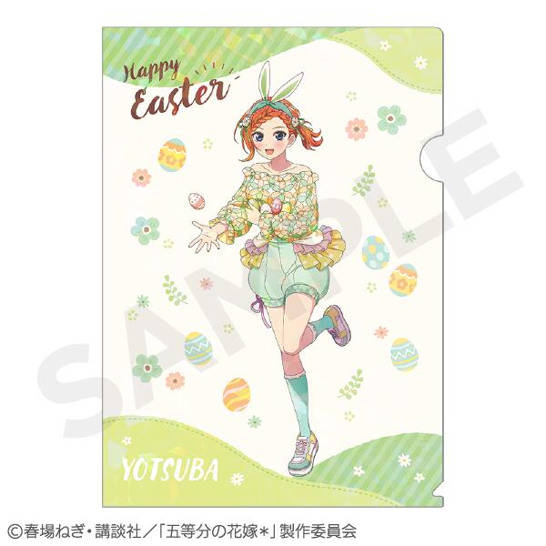 【新品/公式】五等分の花嫁＊_ホログラムA4クリアファイル 中野四葉 公式グッズ colleize コレイズ アニメ キャラクター グッズ