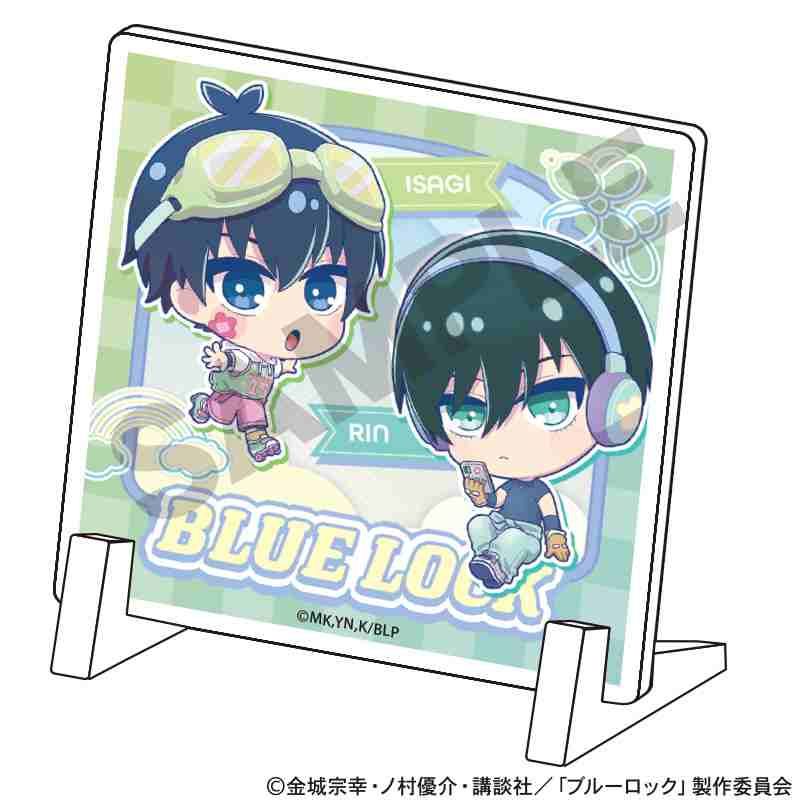 【新品/公式】ブルーロック_ミニアクリルパネル　潔＆凛　ゆめかわスポーティ 公式グッズ colleize コレイズ アニメ キャラクター グッズ