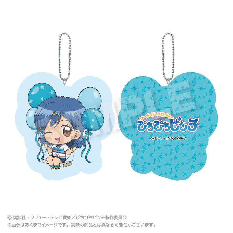 乐天商城 - 【新品/公式】ぴちぴちピッチ_ばるんこクッションキーホルダー　波音 公式グッズ colleize コレイズ アニメ キャラクター グッズ