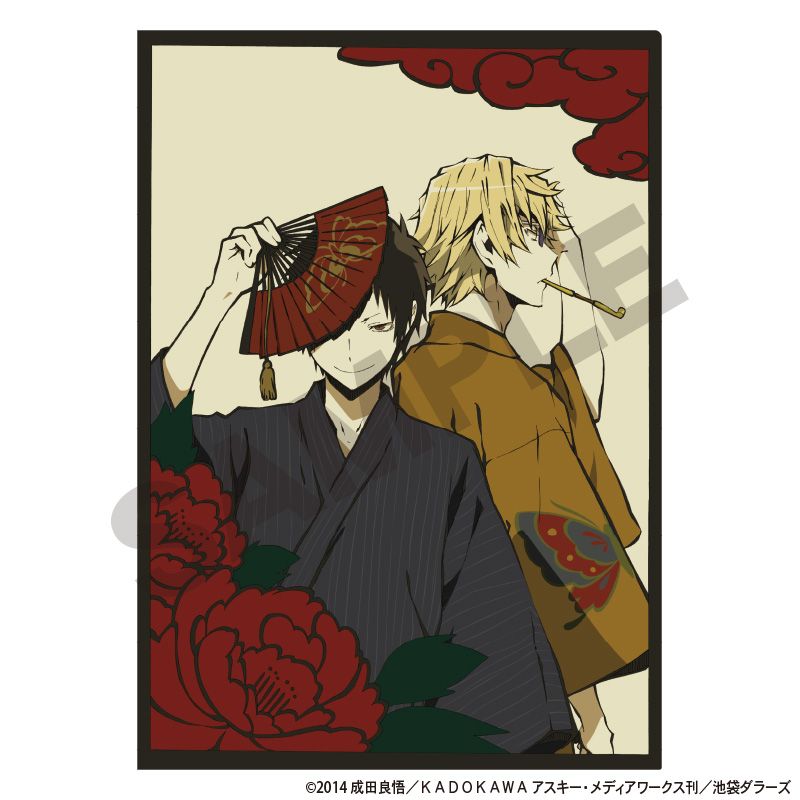 【新品/公式】デュラララ!!×2_シングルクリアファイル　和装 公式グッズ colleize コレイズ アニメ キャラクター グッズ