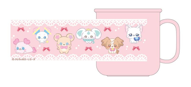 [신품/공식] 푸치큐아-Precure Fairies-_플라컵 C-1 핑크 공식 상품 colleize 콜레이즈 애니메이션 캐릭터 상품