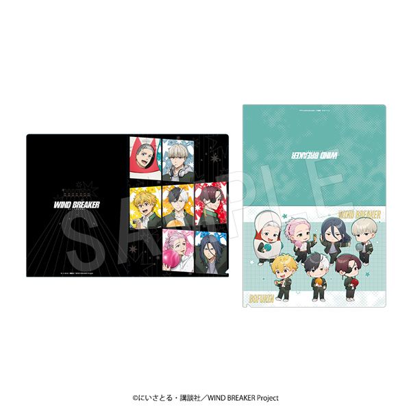 Rakuten - 【新品/公式】WIND BREAKER_クリアファイルセット ROUND1Ver. 公式グッズ colleize コレイズ アニメ キャラクター グッズ