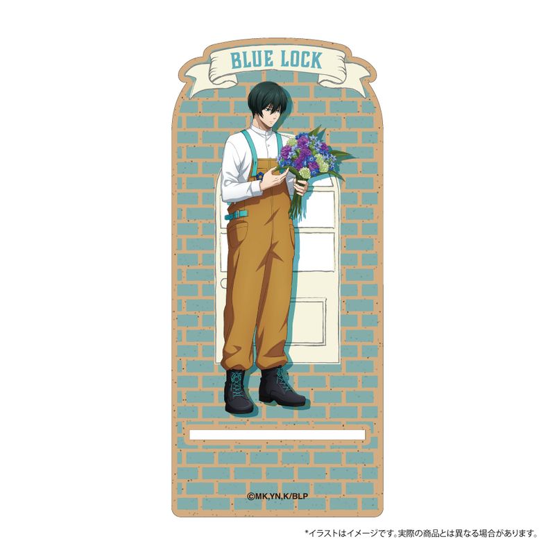 Rakuten - 【新品/公式】ブルーロック_ウッドスマホスタンド 糸師 凛（お花屋さん）　【colleize先行販売商品】 公式グッズ colleize コレイズ アニメ キャラクター グッズ