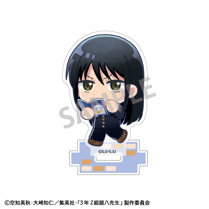 Rakuten - 【新品/公式】3年Z組銀八先生_ミニアクリルスタンド 桂小太郎 登校風景描き起こし 公式グッズ colleize コレイズ アニメ キャラクター グッズ