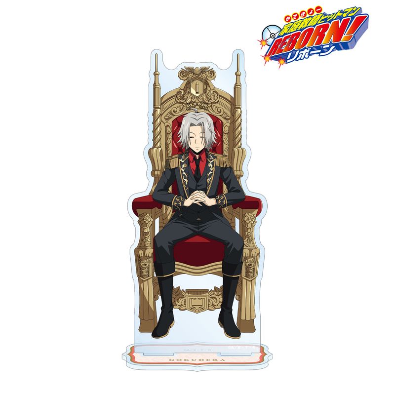 樂天商城 - 【新品/公式】家庭教師ヒットマンREBORN!_描き下ろし 獄寺 隼人 夢見る玉座ver. BIGアクリルスタンド 公式グッズ colleize コレイズ アニメ キャラクター グッズ