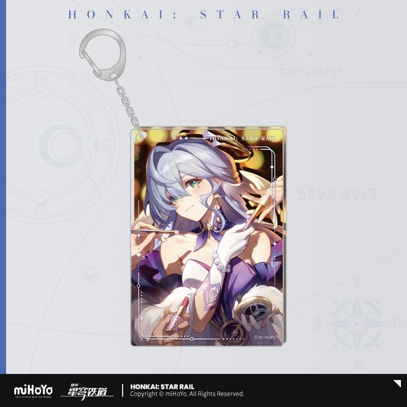Rakuten - 【新品/公式】崩壊：スターレイル_光円錐シリーズ　薄型アクリルキーホルダー　光あふれる夜 公式グッズ colleize コレイズ アニメ キャラクター グッズ