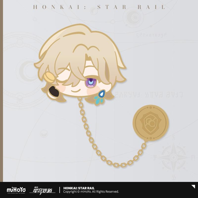 乐天商城 - 【新品/公式】崩壊：スターレイル_パムの展覧室シリーズ　金属バッジ　アベンチュリン 公式グッズ colleize コレイズ アニメ キャラクター グッズ