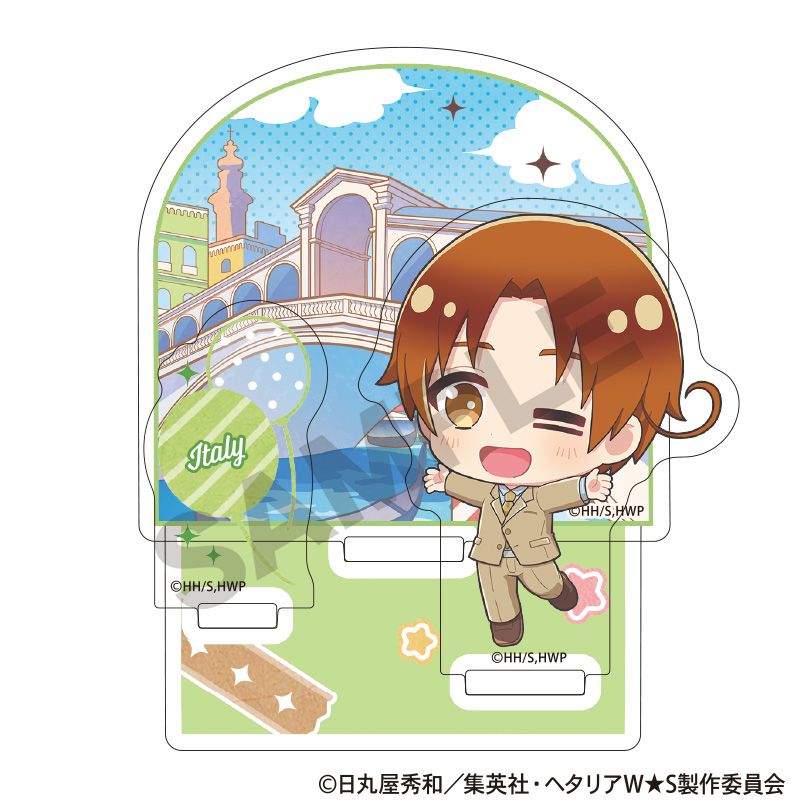 Rakuten - 【新品/公式】ヘタリア World★Stars_ジオラマアクリルスタンド　イタリア　ちまにわ 公式グッズ colleize コレイズ アニメ キャラクター グッズ