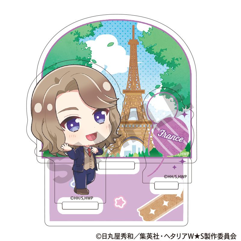 樂天商城 - 【新品/公式】ヘタリア World★Stars_ジオラマアクリルスタンド　フランス　ちまにわ 公式グッズ colleize コレイズ アニメ キャラクター グッズ